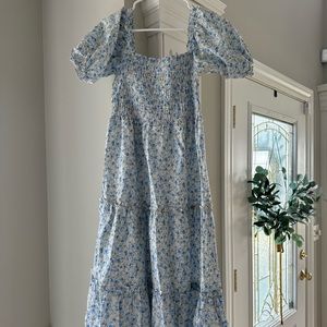 Pink Lily floral maxi dress size M